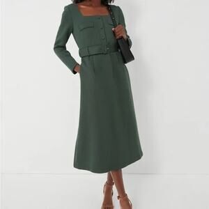 TUCKERNUCK Forest Green Long Sleeve Elle Dress Size XL NWT